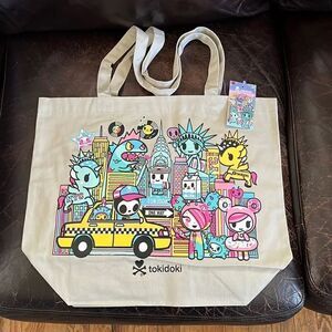 Tokidoki NYC Collection Twill Tote Bag
